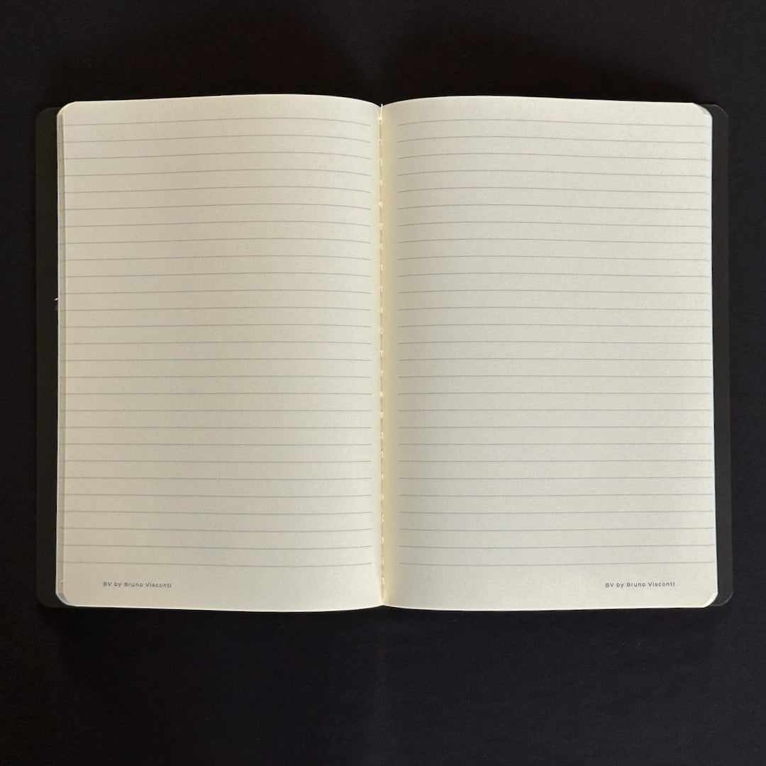 Dark Floral Supple Notebook - Softcover Journal
