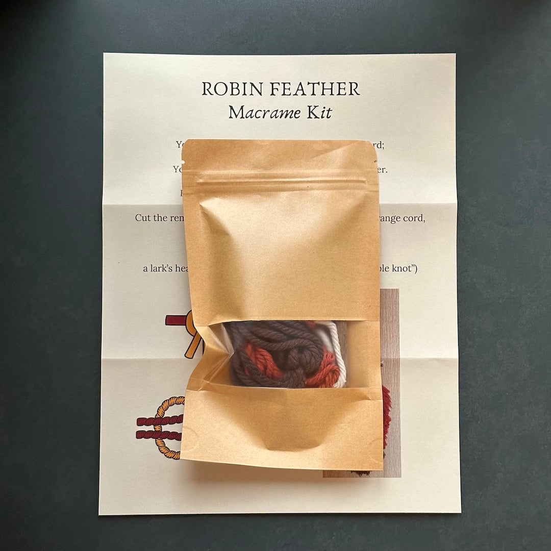 Collection of Cords - Robin Feather Macrame Kit