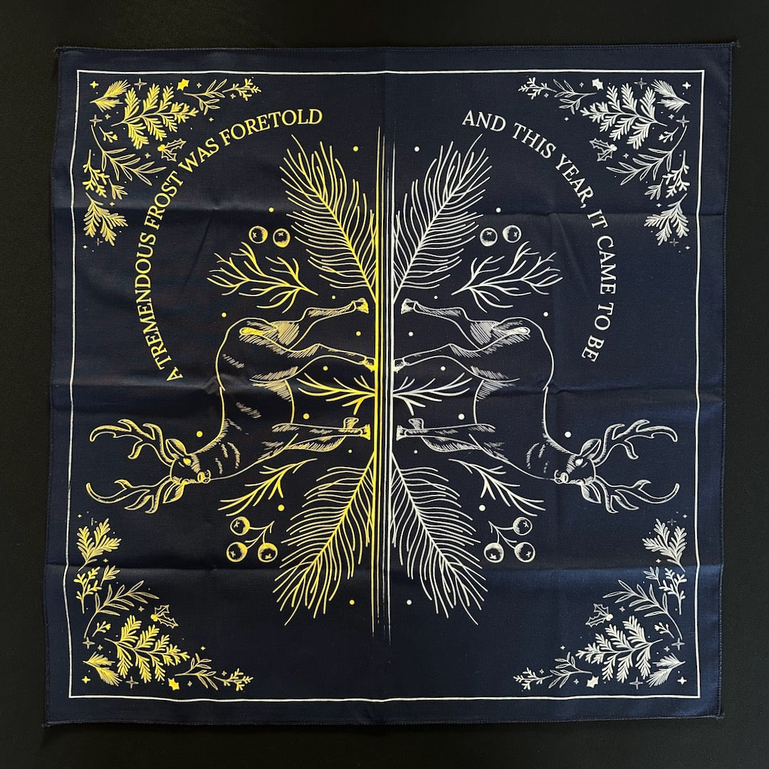 Upon the Frozen Lake - Blue Kerchief