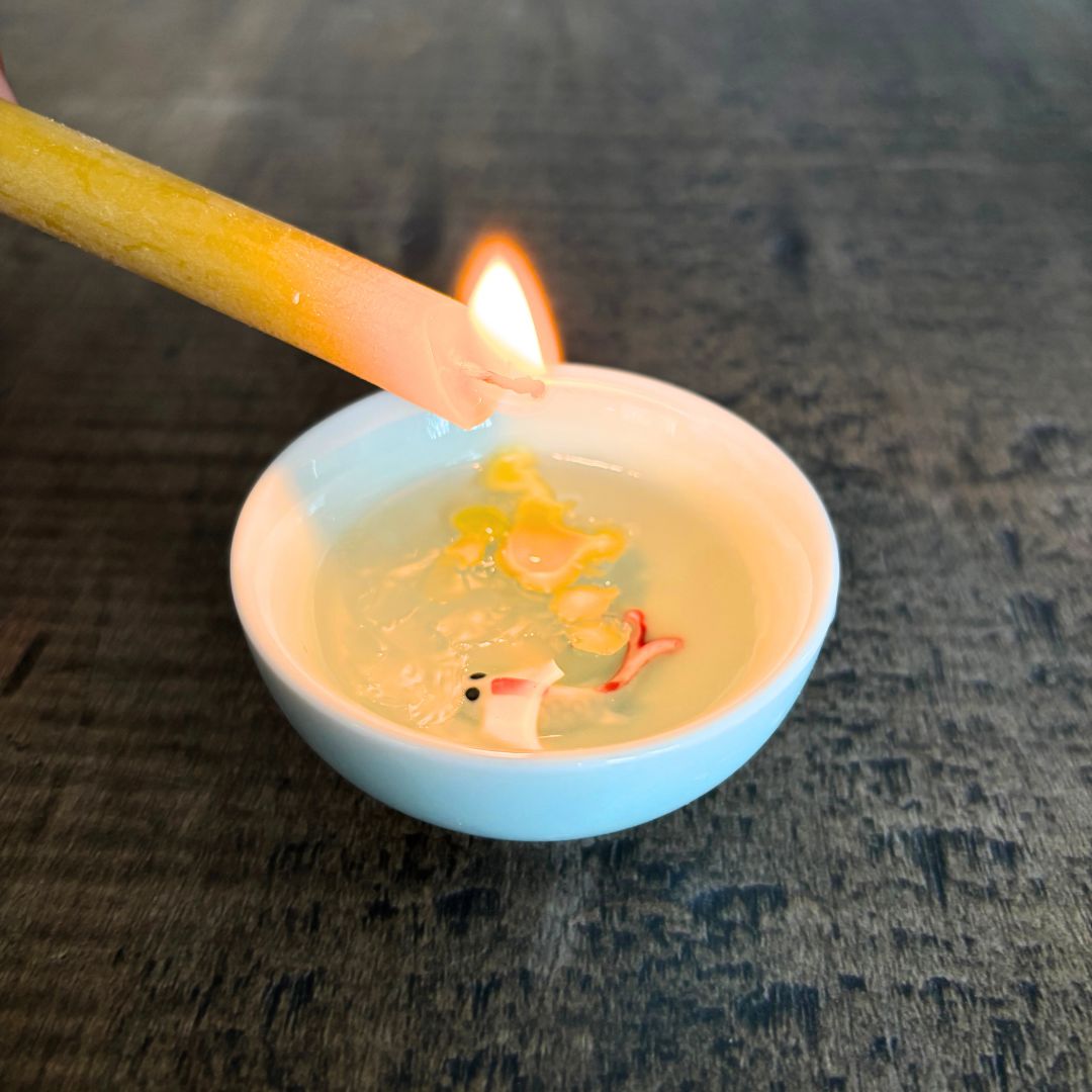 Pinch Bowl with Koi - Oddment