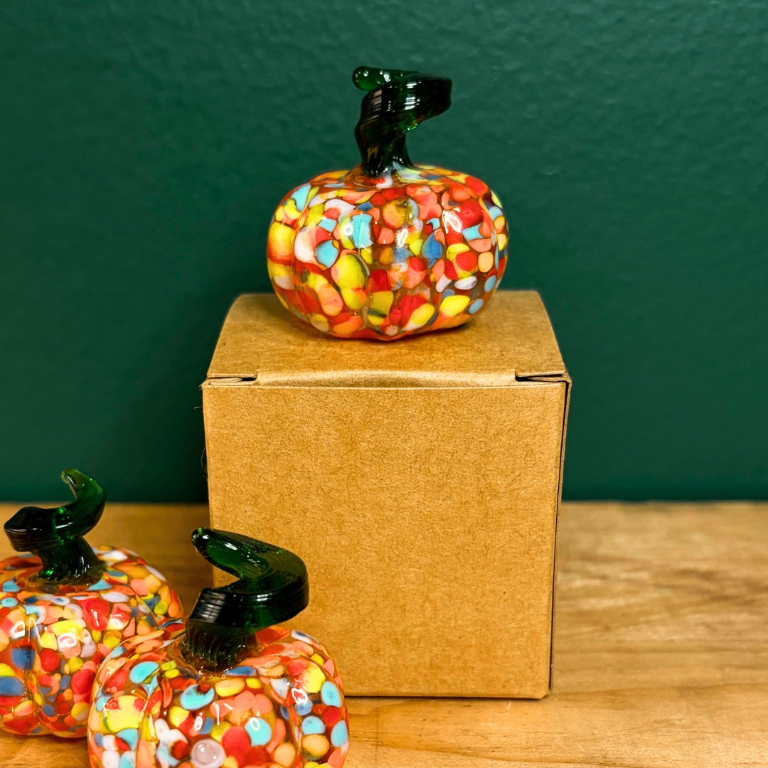 Autumn Harvest - Lampwork Glass Pumpkin