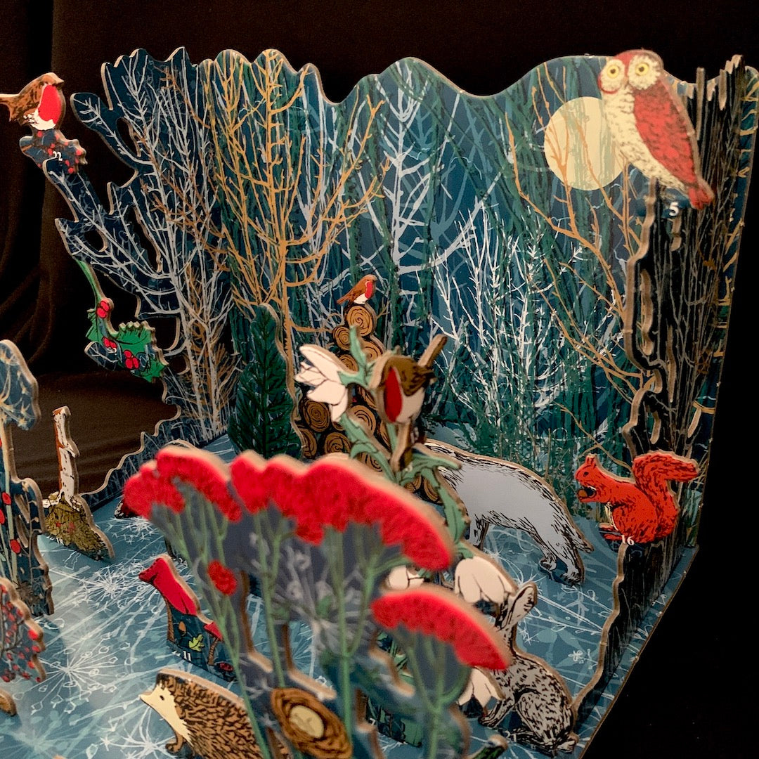 Winter's Tale Advent Calendar - 3D Forest Animal Holiday Countdown
