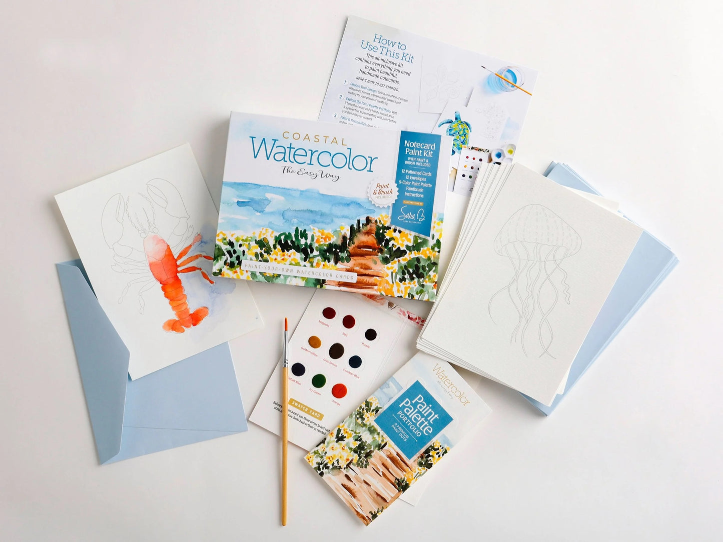 Paint the Far Shore - Watercolor Notecard Kit