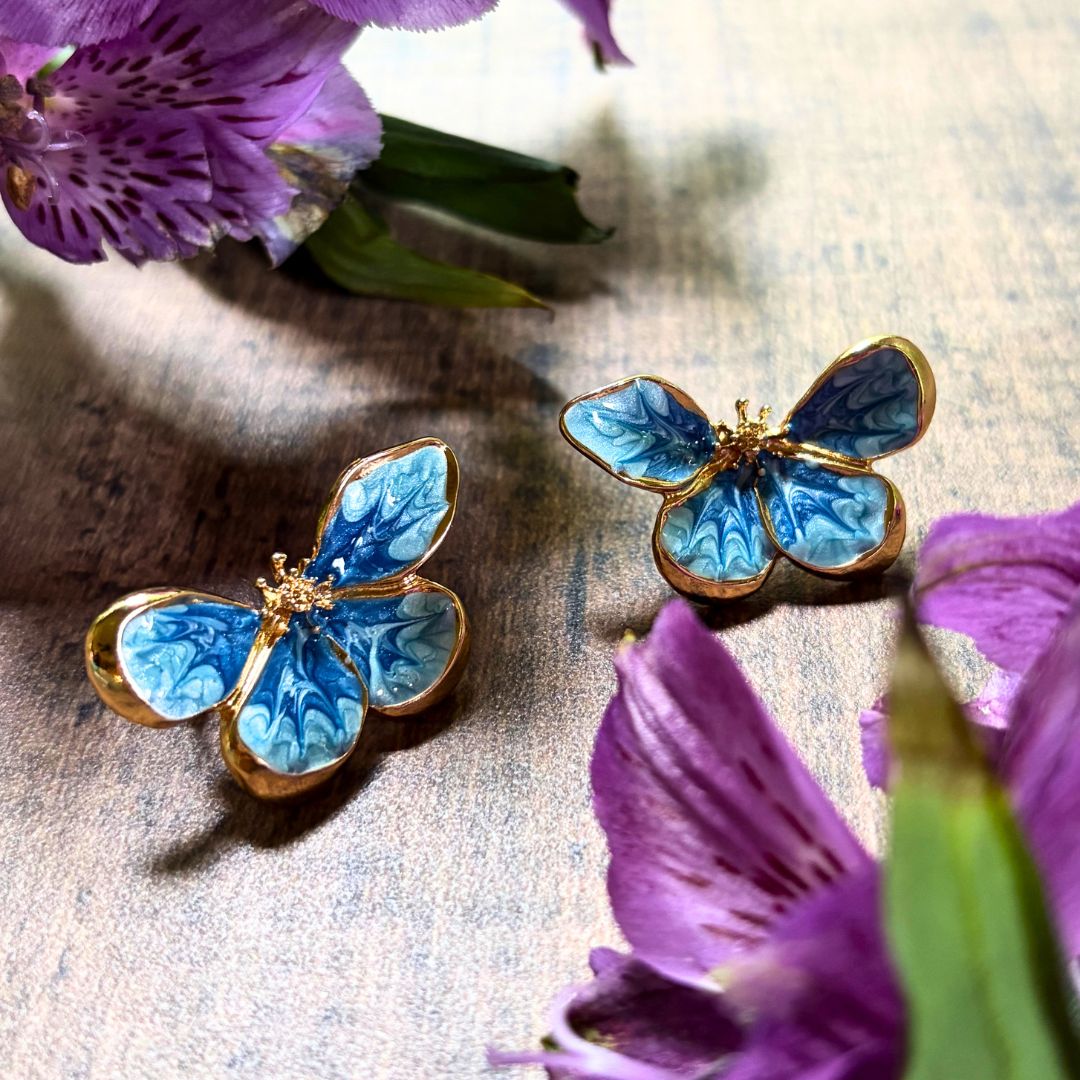 Butterfly Stud Earrings - Oddment