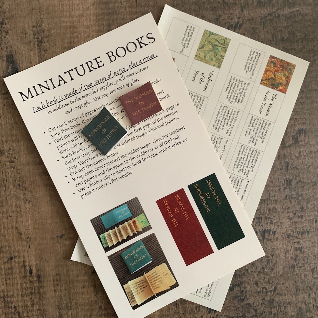 Miniature Readable Books Kit - Digital Download