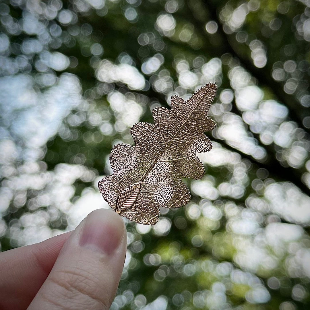 Skeleton Leaf - Electroformed Necklace
