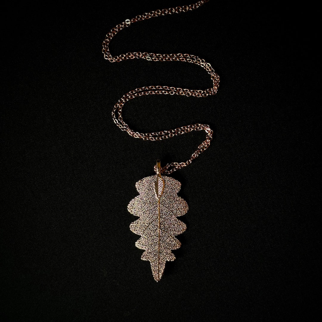 Skeleton Leaf - Electroformed Necklace