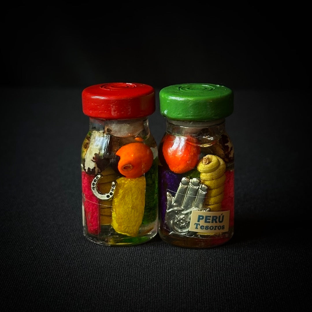 Jar of Curiosities - Peruvian Amulet Vial
