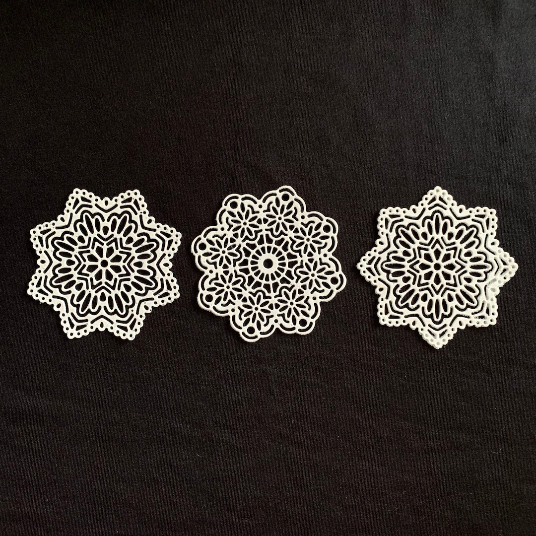 Sugar Doilies - Edible Lace for Drinks and Cakes
