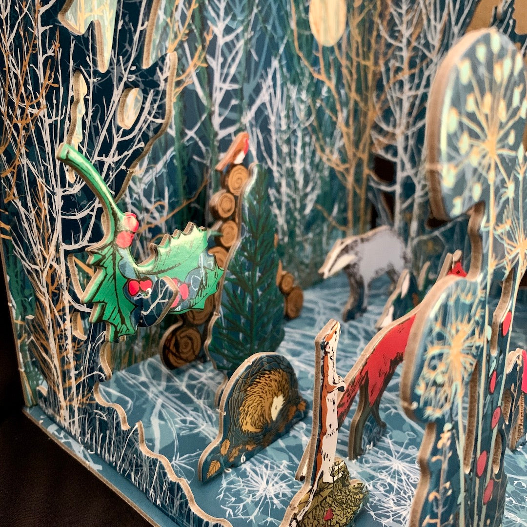 Winter's Tale Advent Calendar - 3D Forest Animal Holiday Countdown