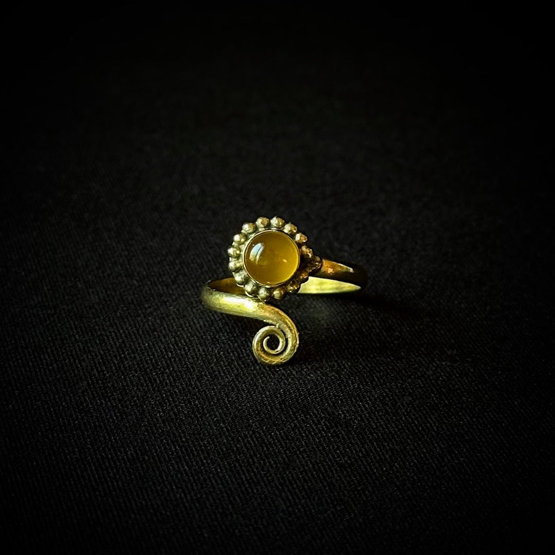 Nurturing Ring - Handmade Ring with Gemstone