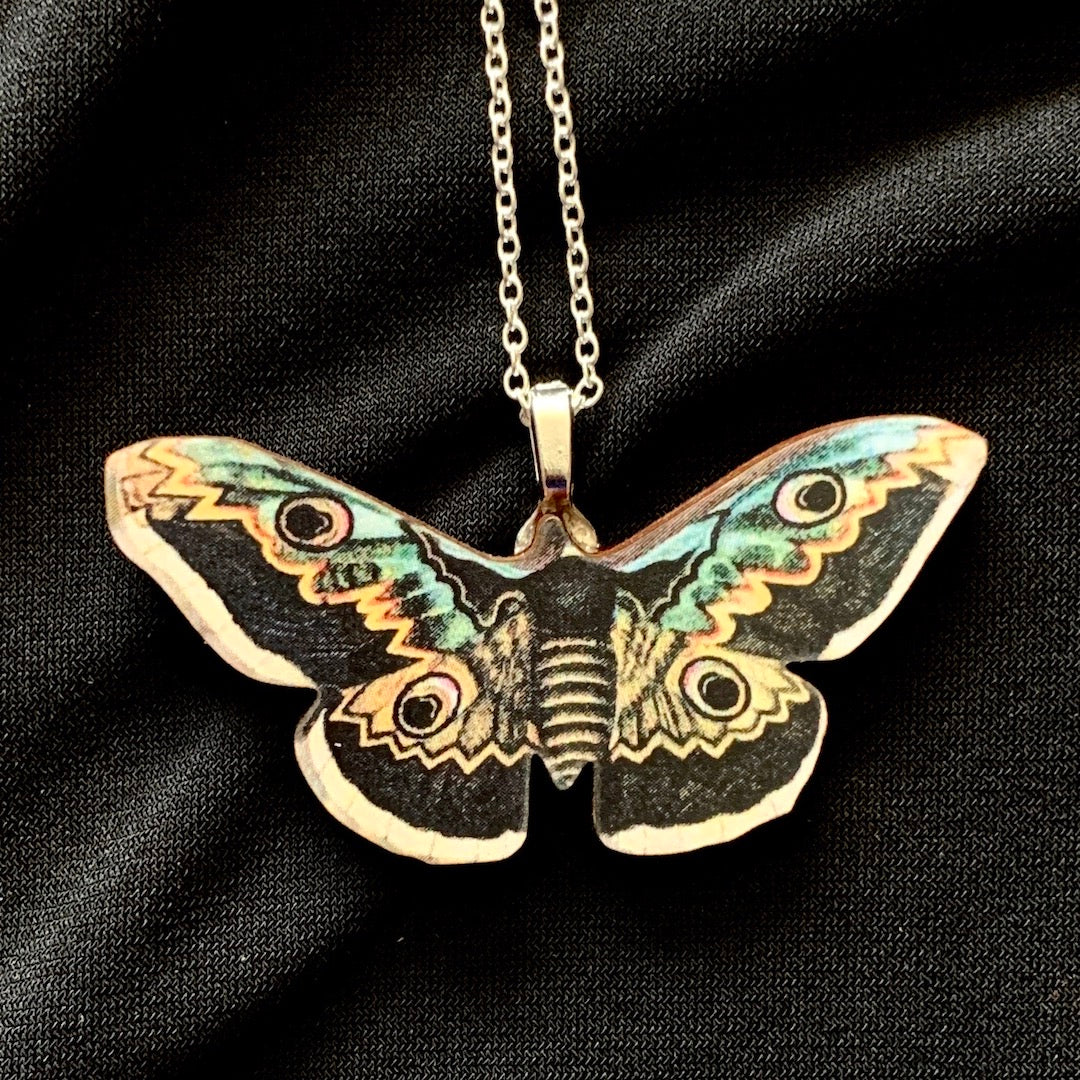 LGBT+ moth shops pendant necklace