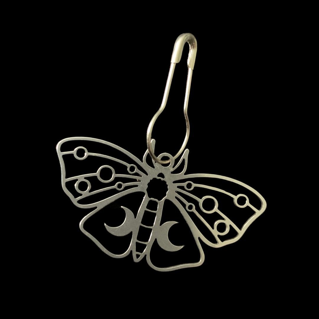 Moth Spell - Stainless Steel Pin