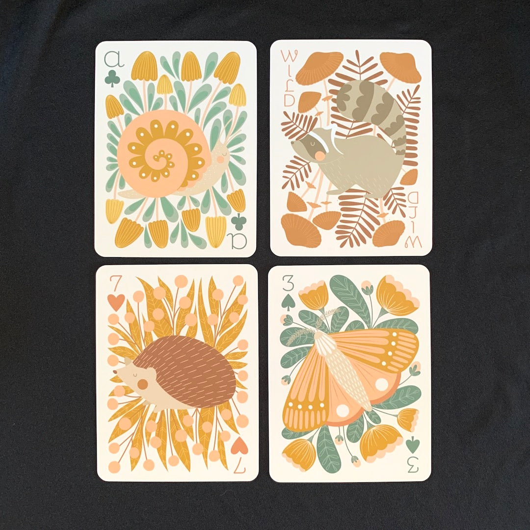 Woodland Wanderings Playing Cards - Forest-Inspired Deck