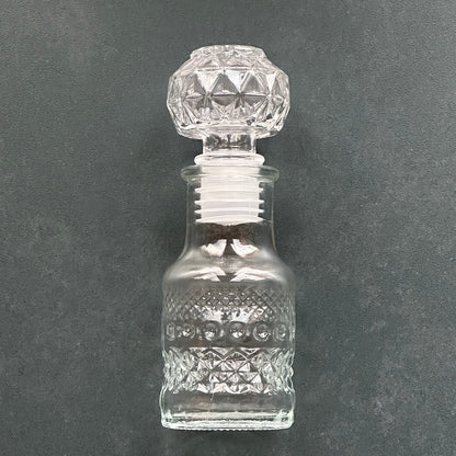 Glass Decanter With Beads - Decorative Bottle