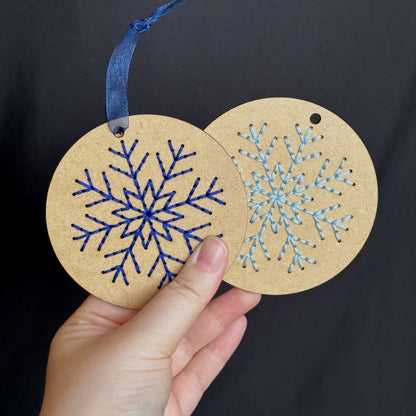 Crystals Fall - Embroidered Ornament Kit