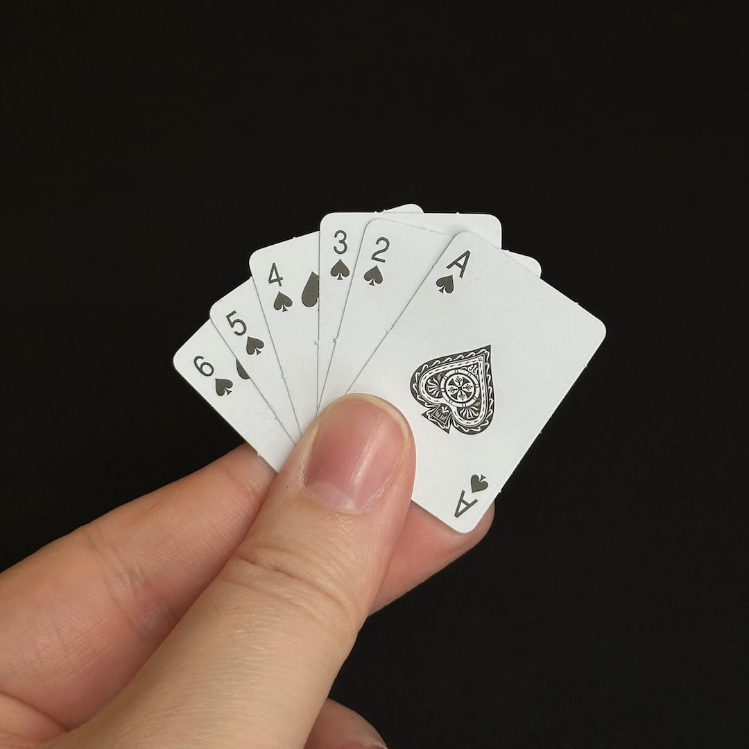 Mini Deck of Playing Cards - Tiny Playable Deck of Cards