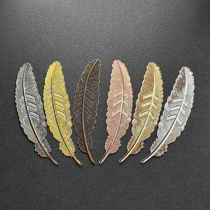 Floating Feather - Metallic Bookmark