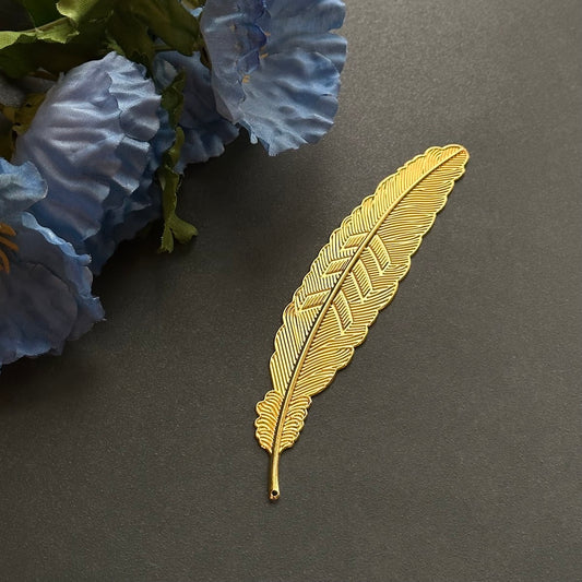 Floating Feather - Metallic Bookmark