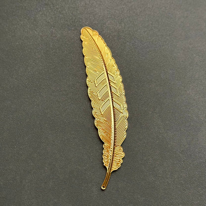 Floating Feather - Metallic Bookmark