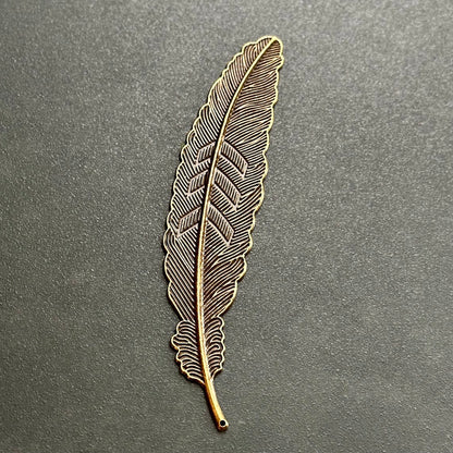 Floating Feather - Metallic Bookmark