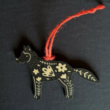 Load image into Gallery viewer, Winter Wolf - Handmade Ornament
