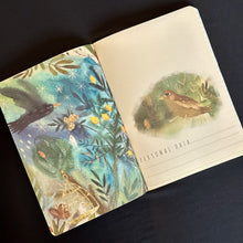 Load image into Gallery viewer, Birds and Pomegranates Supple Notebook - Softcover Journal
