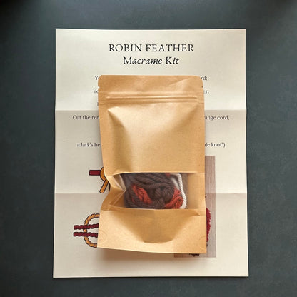 Collection of Cords - Robin Feather Macrame Kit