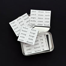 Load image into Gallery viewer, A Dreamer&#39;s Poetry Set - Magnetic Words and Tin
