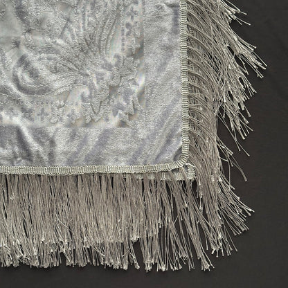 Silver Velvet Scarf - Oddment