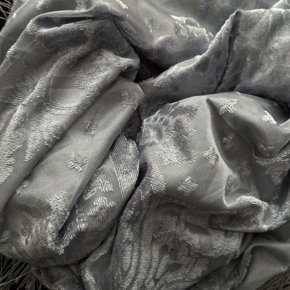 Silver Velvet Scarf - Oddment