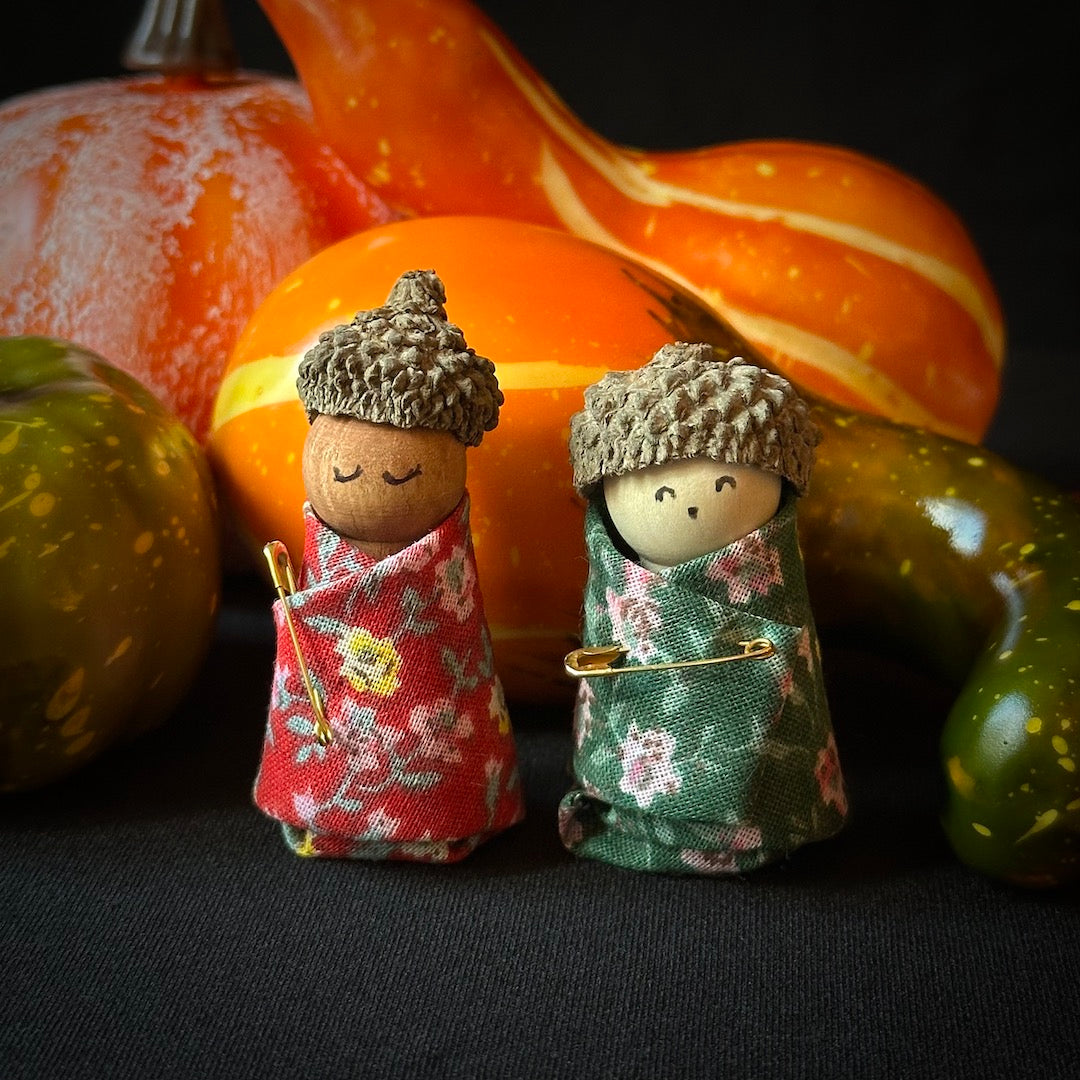 Acorn Baby - Peg Doll DIY Kit
