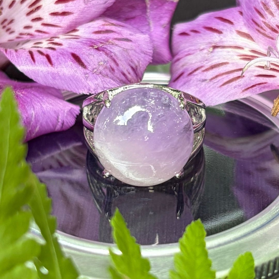 Silver-Tone Ring with Choice of Crystal - Oddment
