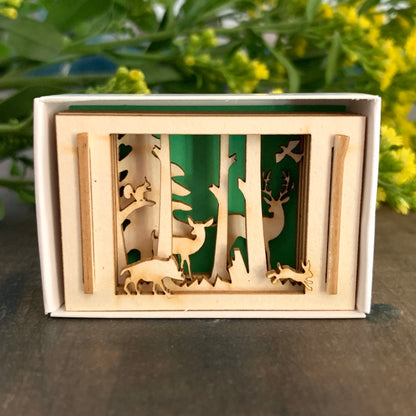 Forest Scene - Miniature Shadow Box