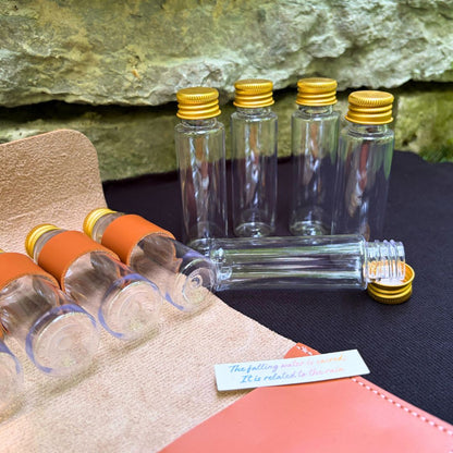 Purse of Potions - Vegan Leather Pouch with Vials