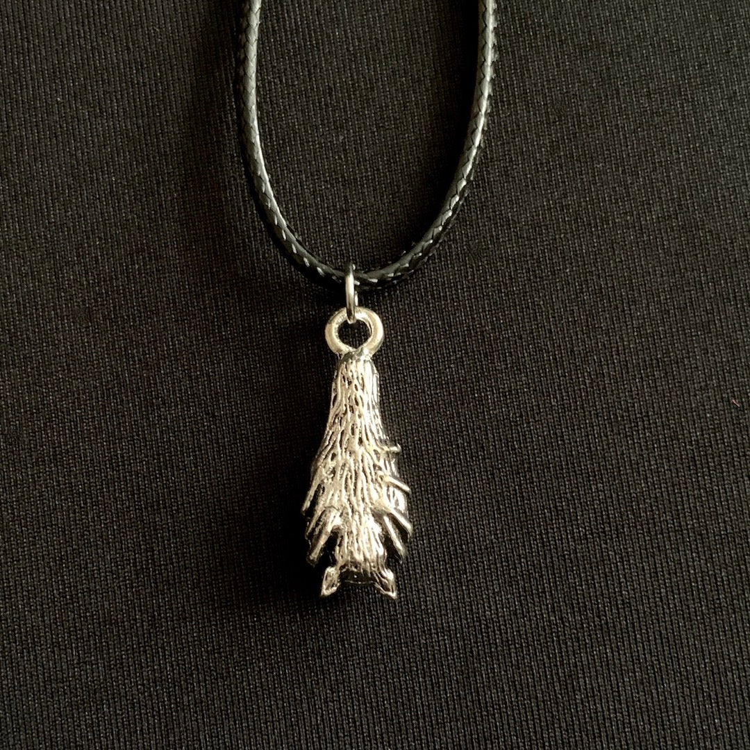 Bat Talisman - Pendant On Black Cord