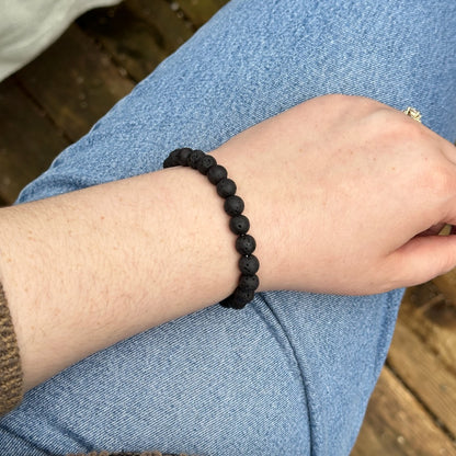 Lava Stone Bracelet and Essential Oil