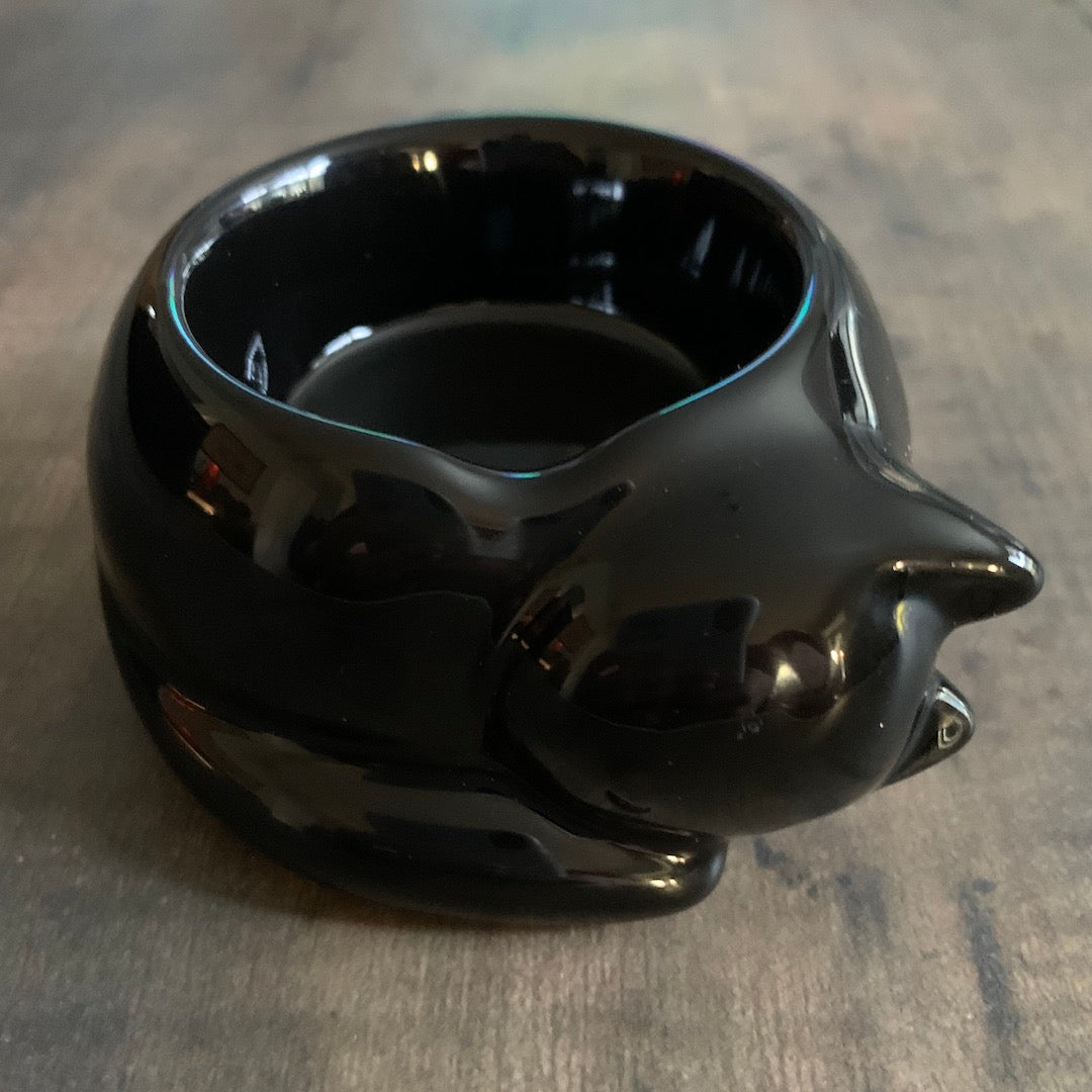 Dozing Cat - Tealight Holder