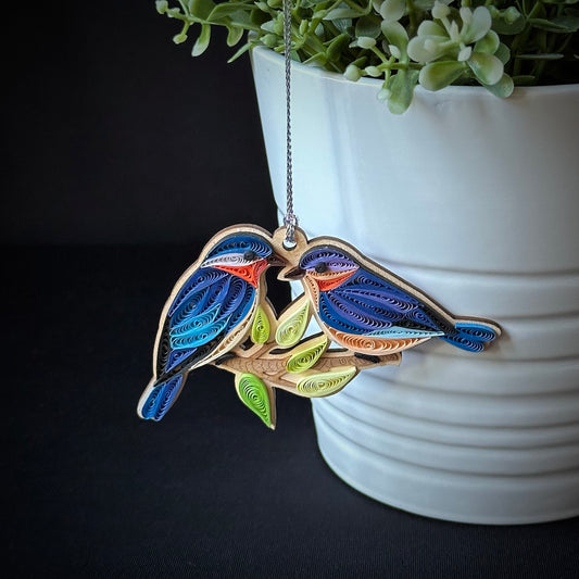 Quilled Bluebird Ornament