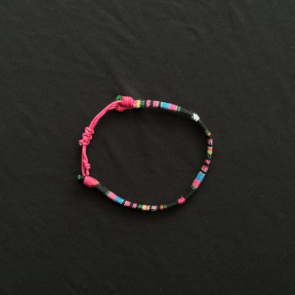 Woven Bracelet - Colorful Adjustable Bracelet