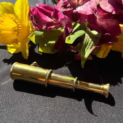 Brass Spyglass - Miniature Telescope