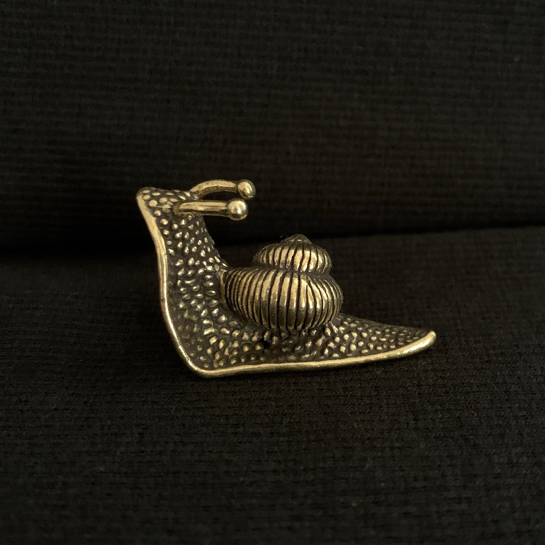 Mushroom Gardener - Brass Snail