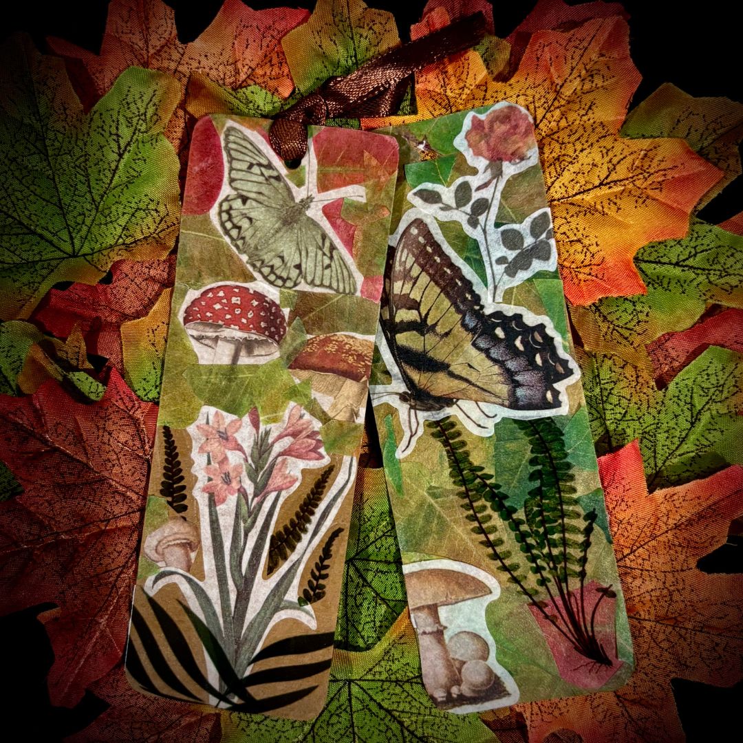 Leaves to Mark Your Spot - Collaged Bookmark Kit