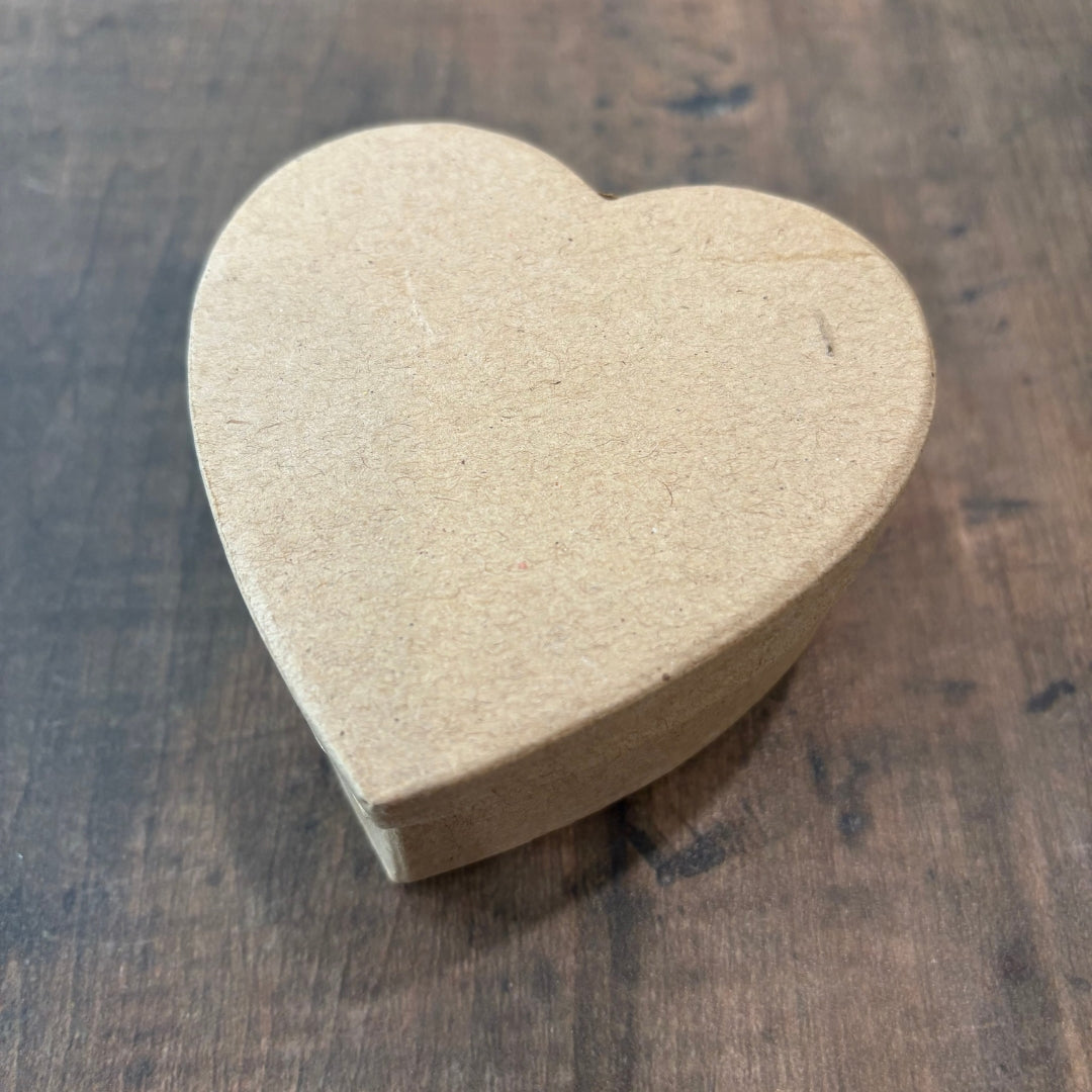 Papier Mache Heart Box - Oddment