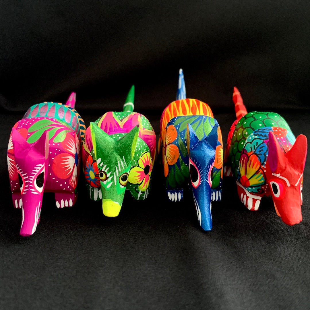 Benevolent Beast - Handmade Armadillo Alebrije