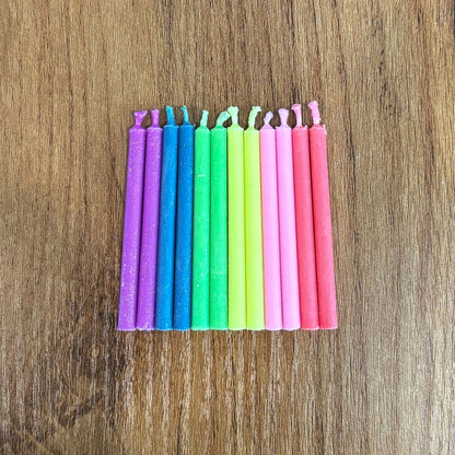 Rainbow of Flames - Color-Flame Candles