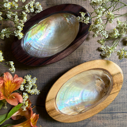 Wood and Abalone Bowl
