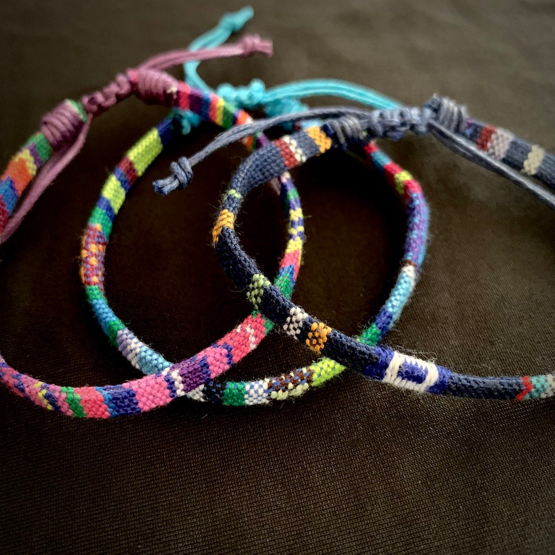 Woven Bracelet - Colorful Adjustable Bracelet