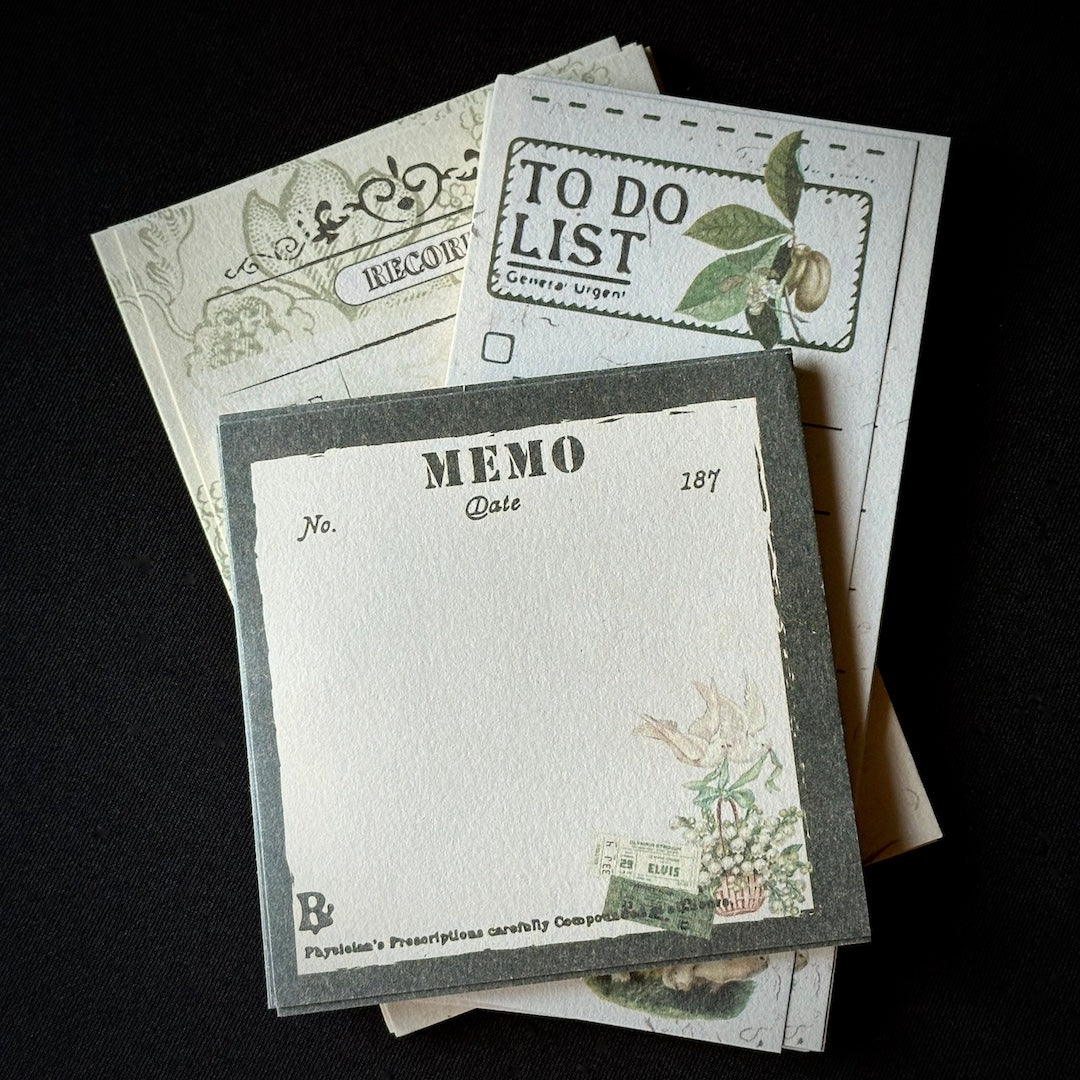 The Forest Floor Collage Kit - Stationery, Stickers, and Paper Ephemera for Junk Journaling