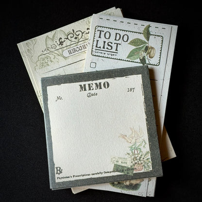 The Forest Floor Collage Kit - Stationery, Stickers, and Paper Ephemera for Junk Journaling